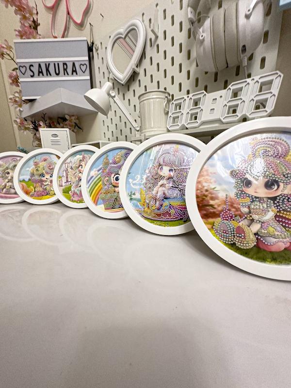 نقاشی الماسی قابدار+هدیه الماسی💞