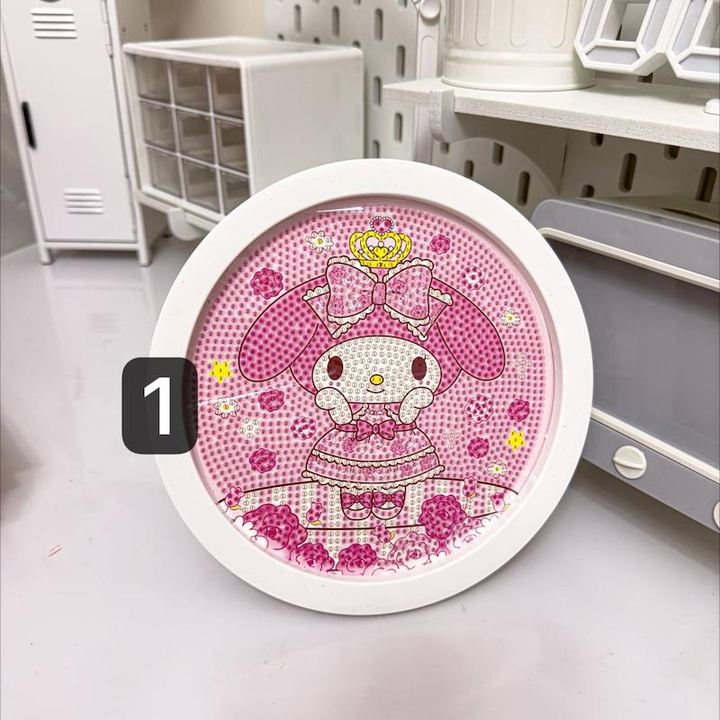 ۱۱مدل نقاشی الماسی قابدار گرد+هدیه الماسی💜