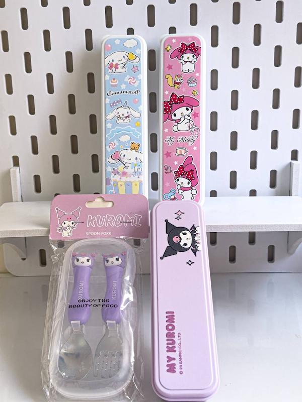 ۴مدل قاشق چنگال سانریو💕