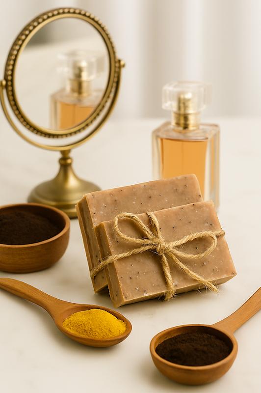 صابون ضدلک (قهوه ، زردچوبه)