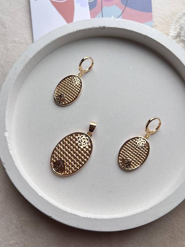 نیم ست طرح طلا ۱۴۳۲