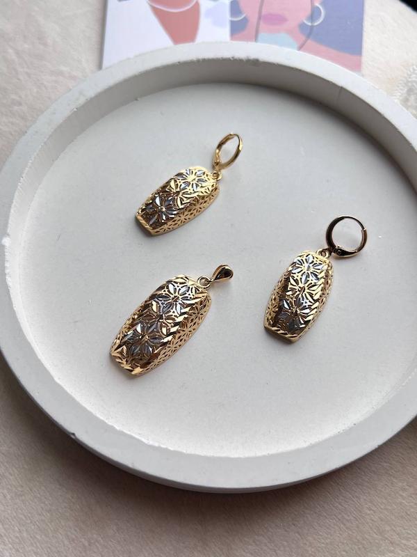 نیم ست طرح طلا ۱۴۳۲