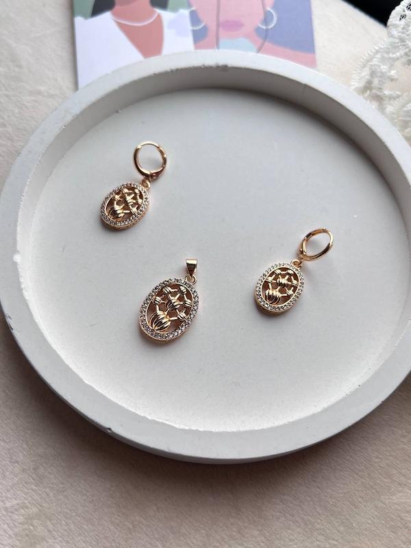 نیم ست طرح طلا ۱۴۳۲