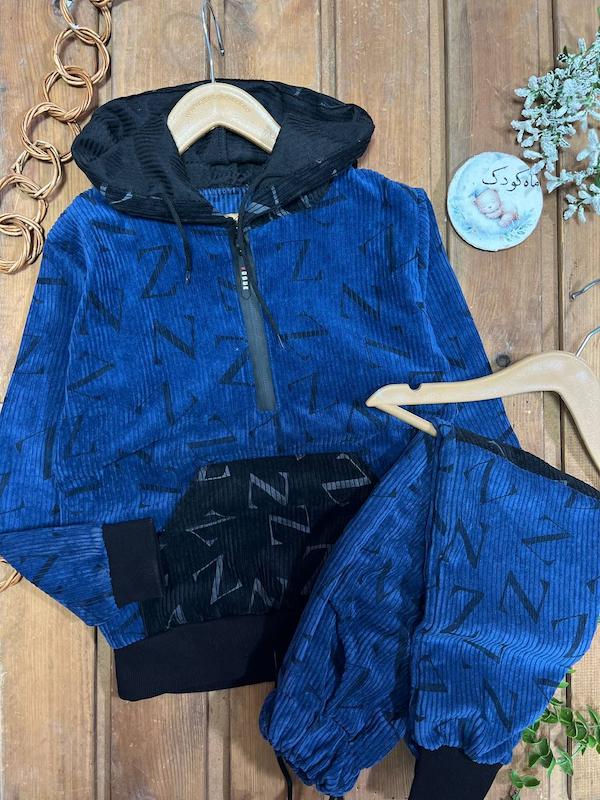 ست هودی شلوار مخمل ۱۴۴۳