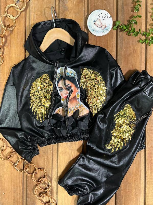 ست هودی شلوار چرم ۱۶۶۲