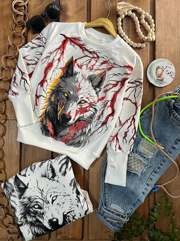 بلوز گرگ قرمز ۱۱۱۱