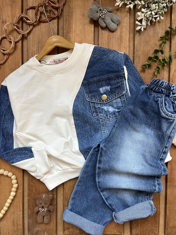 ست دو تیکه جین پلاس ۱۹۴۰