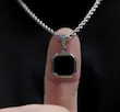 گردنبند سنگ اونیکس مردانه 