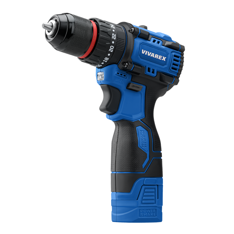 خرید بهترین دریل شارژی  16/8 ولت موتور براشلس ویوارکس مدل  VR 1608 -BLX|تاجرابزار 