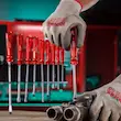 خرید پیچ گوشتی تکی ساده 150*8 دوسو کریستالی برند رونیکس مدل  RH-2782 |تاجر ابزار