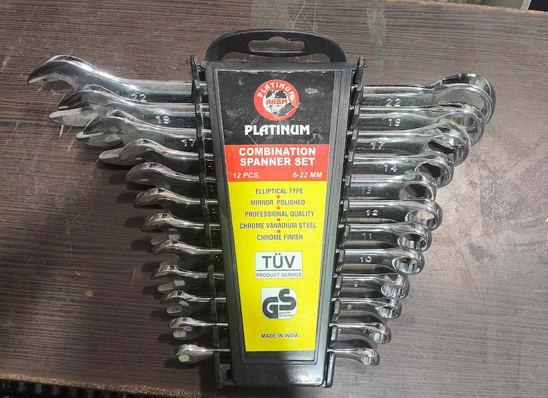 خرید بهترین ست اچار یکسر تخت یکسر رینگی 12 عددی