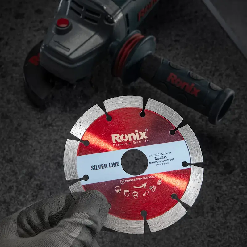 خرید بهترین صفحه گرانیت بر مینی  115 میلی متری رونیکس مدل RH-3511 | تاجر ابزار