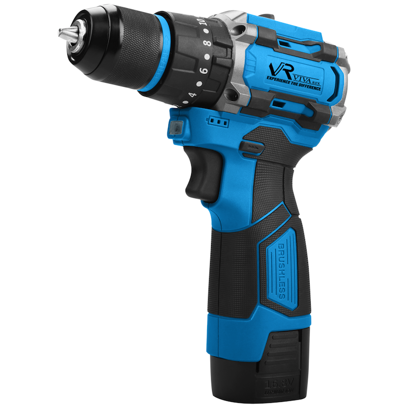 دریل چکشی دو باطری موتور براشلس VR1610V-21BL ویوارکس شاپ