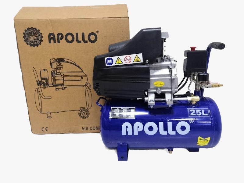 پمپ کمپرسور باد 25 لیتری روغنی کوبله آپولو اصل APOLLO مدل 25L