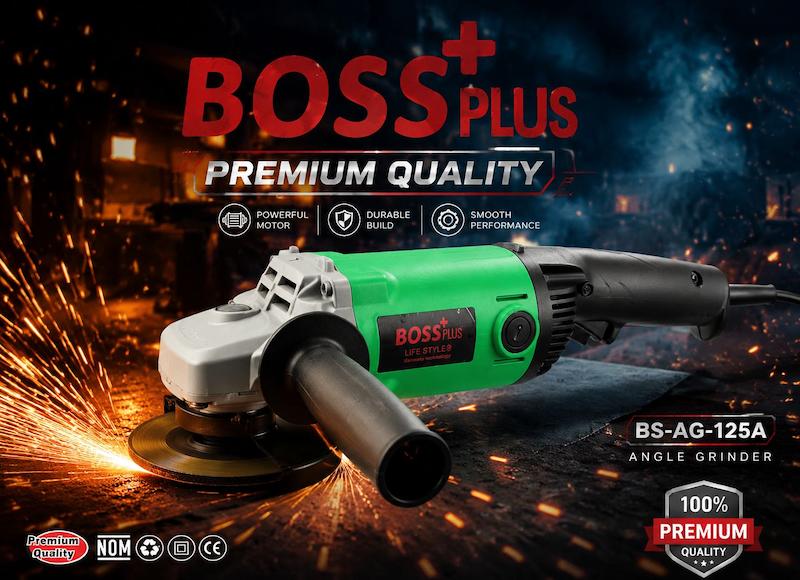 فرز آهنگری متوسط باس پلاس  BOSS PLUS مدل BS-AG-125A