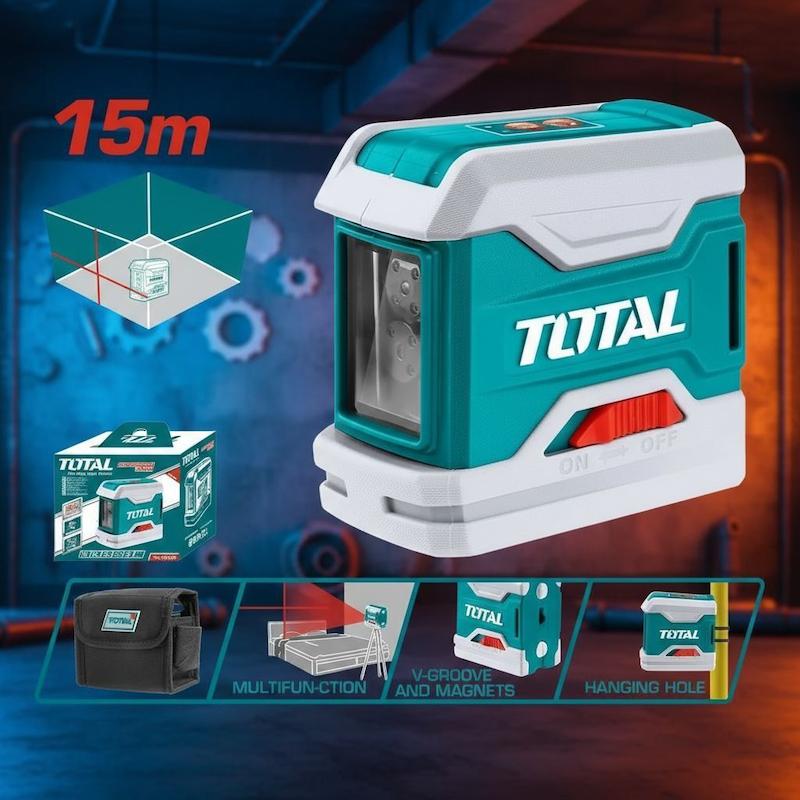تراز لیزری توتال مدل TLL156506 دو خط