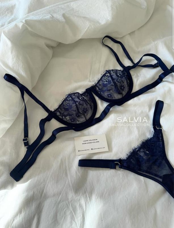 ست مژه ای سرمه ای 