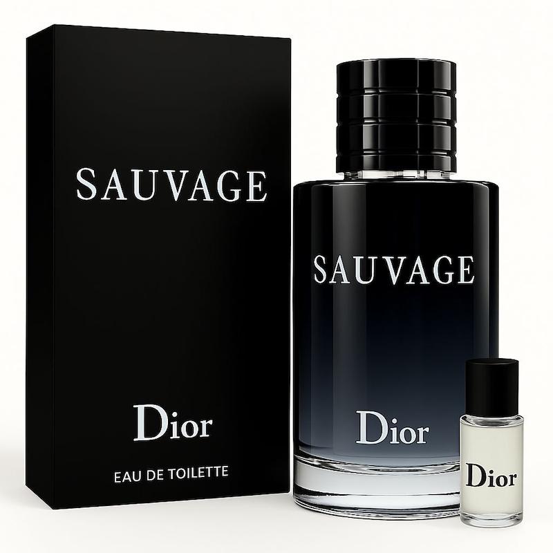 عطر ساواج دیور - Sauvage - اکسترا پرفیوم مردانه 55 میل - ماندگاری بالا - قیمت عمده - برند لوزی