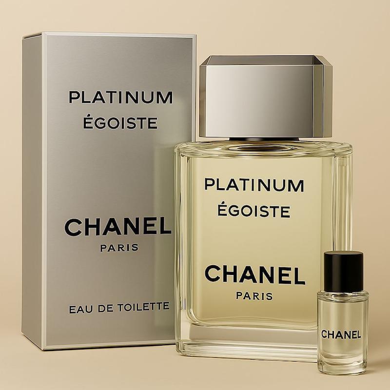 عطر پلاتینیوم - 55 میل - ماندگاری بالا-Chanel Egoiste Platinum -اکسترا پرفیوم مردانه  - قیمت عمده - برند لوزی