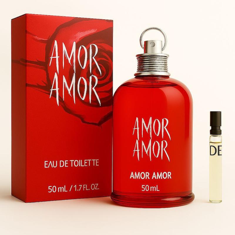 عطر آمور آمور - 110 میل - ماندگاری بالا-Amor Amor - اکسترا پرفیوم  - قیمت عمده - برند لوزی