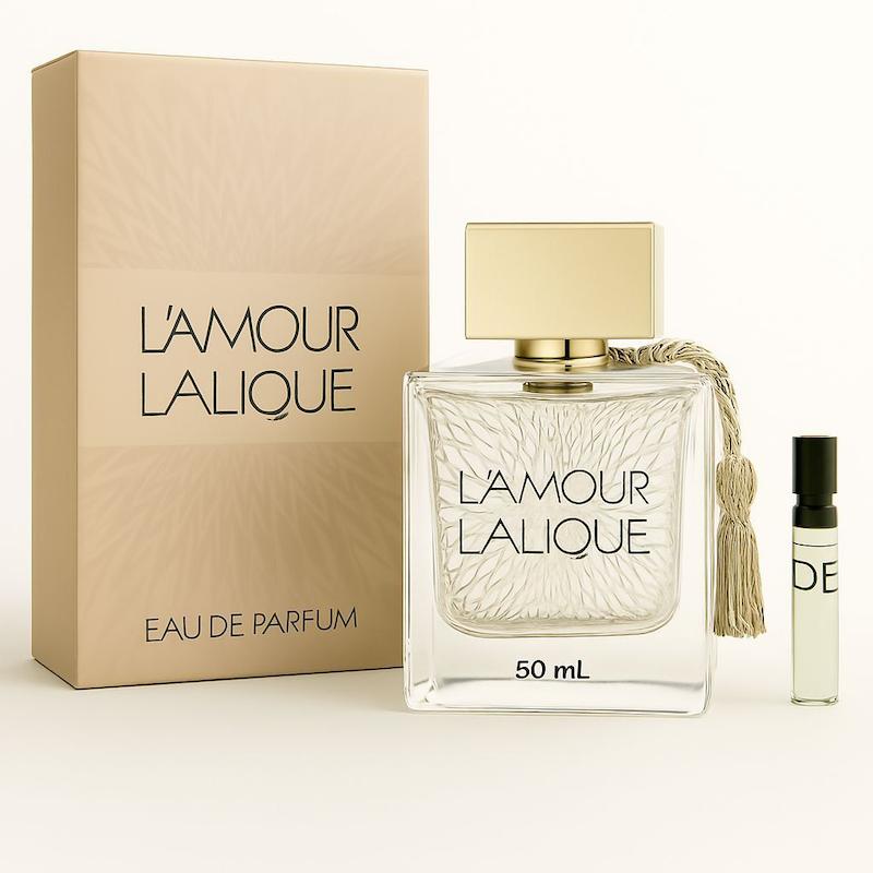 عطر لالیک لامور - 20 میل - ماندگاری بالا-L’Amour - اکسترا پرفیوم  - قیمت عمده - برند لوزی 