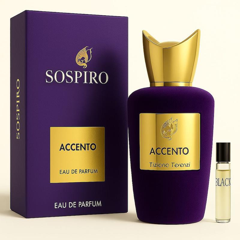 عطر سوسپیرو اکسنتو - 110 میل - ماندگاری بالا - Accento - اکسترا پرفیوم  - قیمت عمده - برند لوزی 