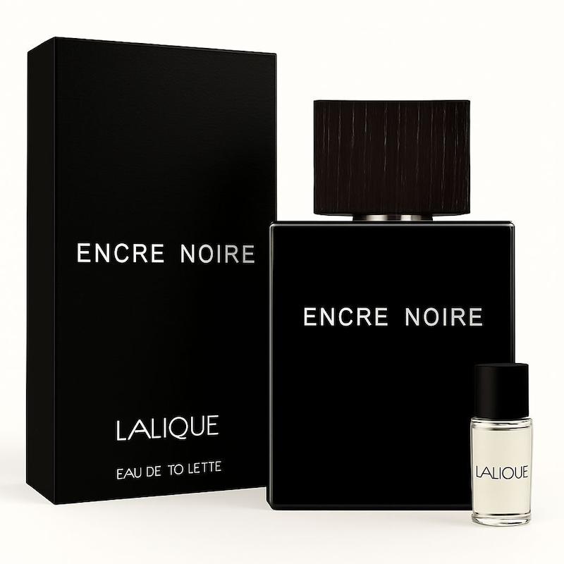 عطر لالیک بلک -110 میل - ماندگاری بالا- Encre Noire - اکسترا پرفیوم مردانه  - قیمت عمده - برند لوزی