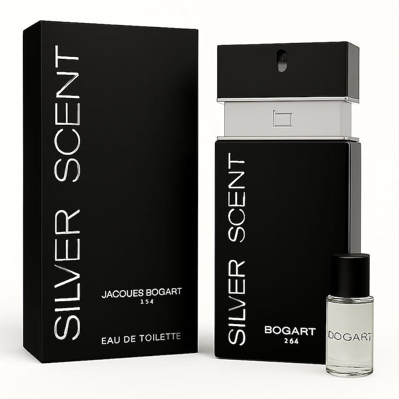 عطر سیلورسنت بوگارت - 20 میل - قیمت عمده -Silver Scent - اکسترا پرفیوم مردانه - برند لوزی