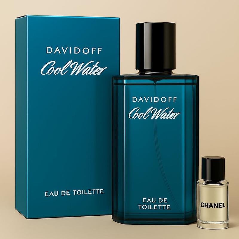 عطر کول واتر - Cool Water - اکسترا پرفیوم مردانه ۳۰ میل - ماندگاری بالا - قیمت عمده - برند لوزی 