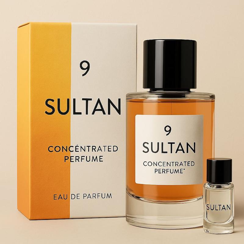 عطر سلطان - 110میل - ماندگاری بالا-Sultan - اکسترا پرفیوم مردانه  - قیمت عمده - برند لوزی