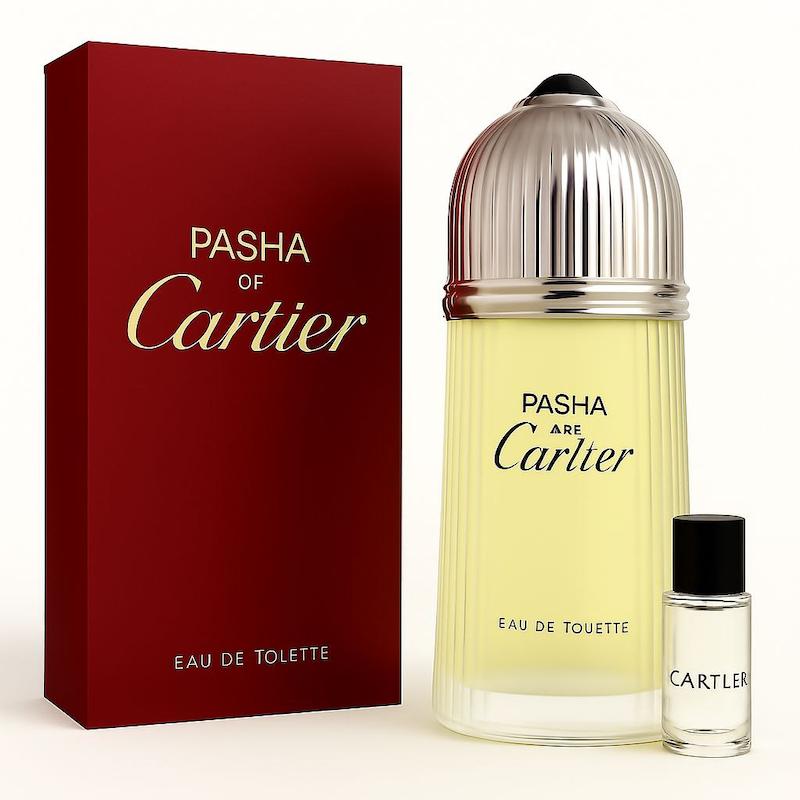 عطر کارتیر پاشا - Cartier Pasha - اکسترا پرفیوم ۱۰ میل - ماندگاری بالا - برند لوزی