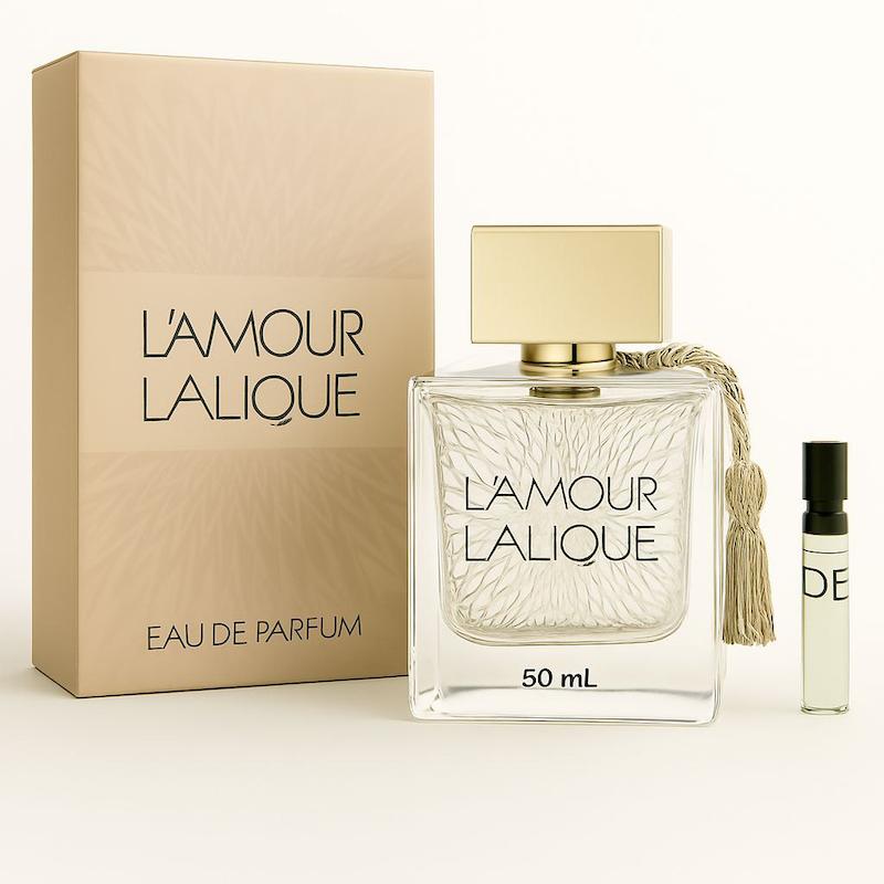 عطر لالیک لامور - L’Amour - اکسترا پرفیوم ۳۰ میل - ماندگاری بالا - قیمت عمده - برند لوزی 