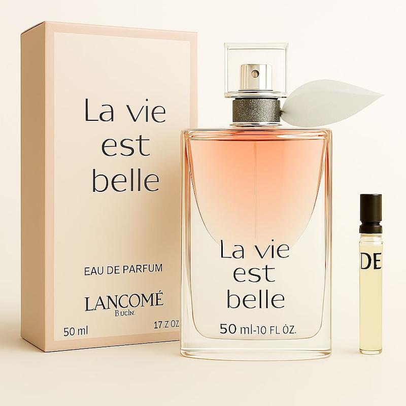 عطر لانکوم لاویه بل -Lancôme La Vie Est Belle -  اکسترا پرفیوم ۳۰ میل - ماندگاری بالا - قیمت عمده - برند لوزی