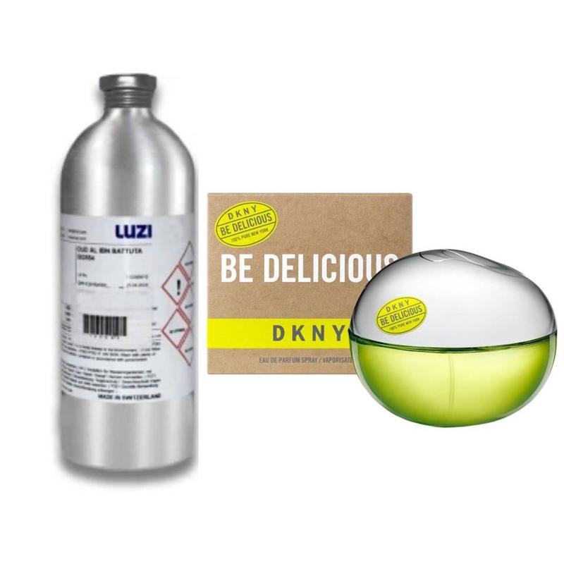 اسانس عطر ادکلن  دلیشز _ 50 میلی _ گرید تاپ _ برند لوزی _ قیمت عمده _ ماندگاری بسیار بالا _ پخش بو _  سبز _ دلیشز _ وری س ک | DKNY Be Delicious _ خنک _ شیرین _ زنانه 