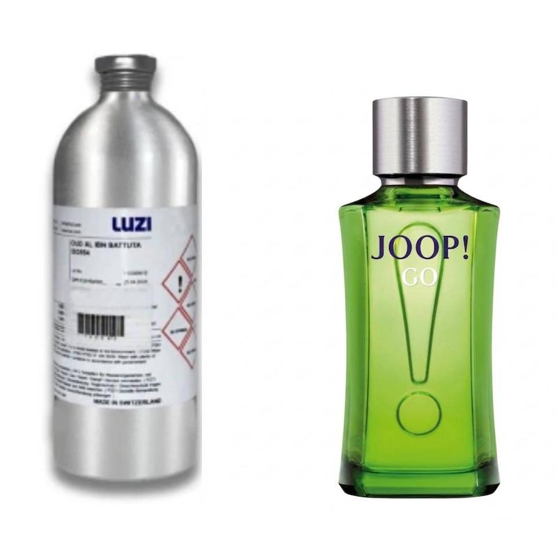 اسانس خالص جوپ گو سبز (Joop! Go)_ 50 میل_ برند لوزی_گرید تاپ _ قیمت عمده _ ماندگاری بسیار بالا _ پخش بو ـ  _ خنک _ تند _ چوبی _ مردانه