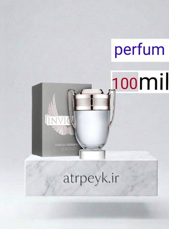 عطر ادکلن پاکو رابان اینوکتوس _100 میل_ پرفیوم_برند لوزی گرمی_(Paco Rabanne Invictus)_گرید A_ ماندگاری بالا _ پخش بو _ خنک _ تند و شیرین _ چوبی دریایی _ مردانه _ ( خ م 14)