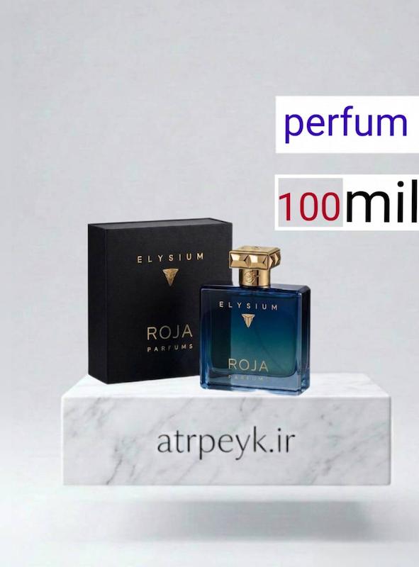 عطر ادکلن رژا الیزیوم _100میل_ پرفیوم _ برند لوزی گرمی_ روژا داو الیزیوم پور هوم پارفوم کلون Roja Dove Elysium Pour Homme Parfum Cologne_گریدA_ ماندگاری بالا _ پخش بو _خنک_تلخ _مرکباتی _ چوبی _ مردانه_(خ م 175)