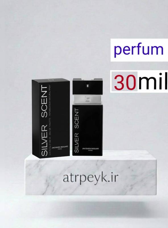 عطر ادکلن جکس بوگارت سیلور سنت اینتنس | Jacques Bogart Silver Scent Intense _ حجم  30 میل _ پرفیوم_ گرید A _ برند لوزی گرمی _ ماندگاری بالا _گرم _ تند _ کمی شیرین _ مردانه _ چهار فصل  _ (چ م 19)