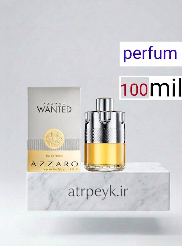 عطر ادکلن آزارو وانتد (Azzaro Wanted) _ حجم  100 میل _  پرفیوم_گرید A _ برند لوزی گرمی _ ماندگاری بالا  - آزرو وانتد _ گرم _ تند _ چوبی _ ادویه ای _ مردانه _ چهارفصل _ (چ م 254 )