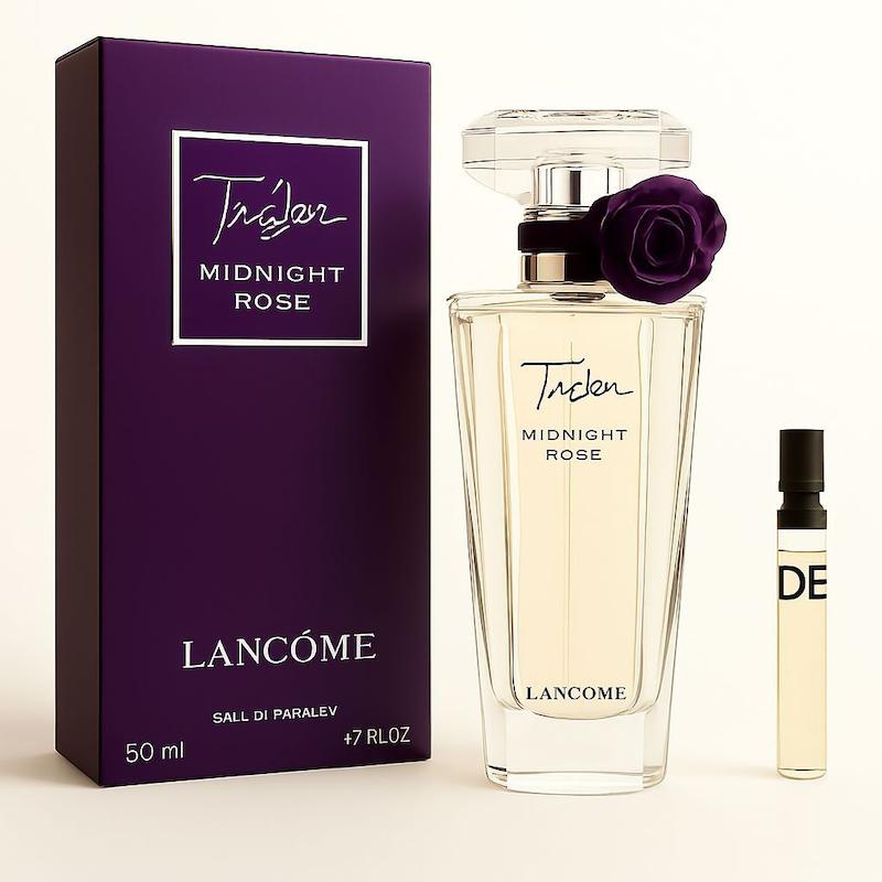 عطر لانکوم میدنایت رز - اTrésor Midnight Rose - کسترا پرفیوم 55 میل - ماندگاری بالا - قیمت عمده - برند لوزی 