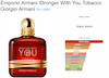 عطر ادکلن جورجیو آرمانی امپریو آرمانی استرانگر ویت یو توباکو - Giorgio Armani Stronger With You Tobacco _ مردانه _ گرم _ تند __ شیرین _  ادویه ایی _ حجم 100 میل _ گرید تاپ _ پرفیوم _ برند لوزی گرمی _ ماندگاری بالا 