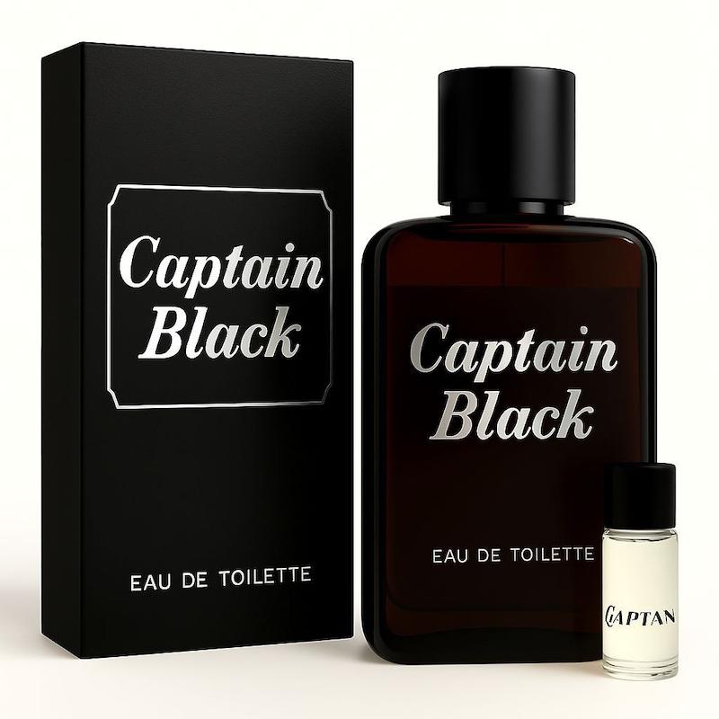 عطر کاپیتان بلک - اCaptain Black - کسترا پرفیوم مردانه 55 میل - ماندگاری بالا - قیمت عمده - برند لوزی