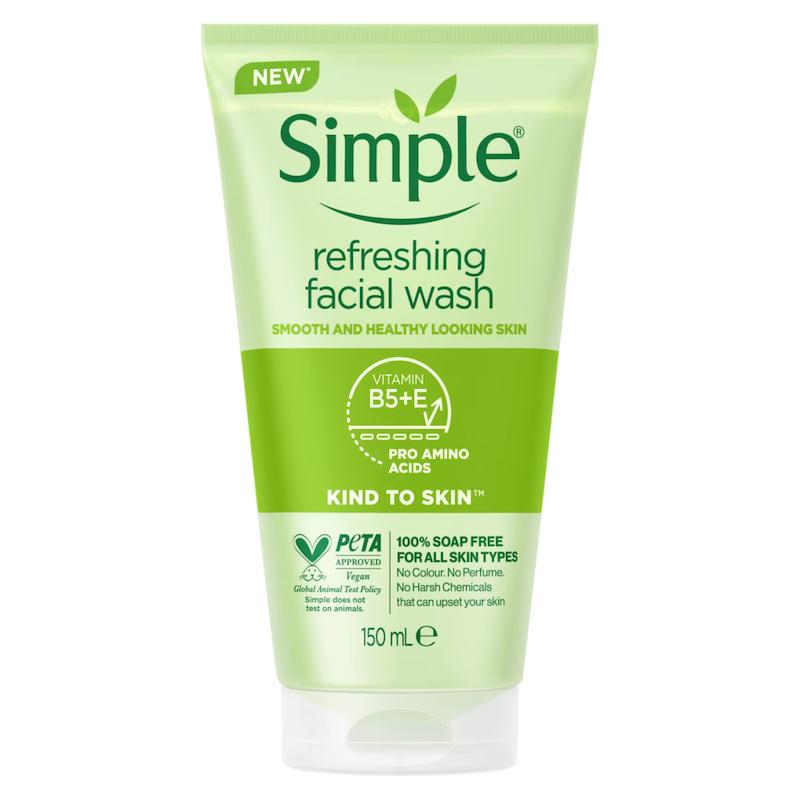 ژل شستشوی صورت سیمپل Simple مدل Refreshing | مناسب انواع پوست