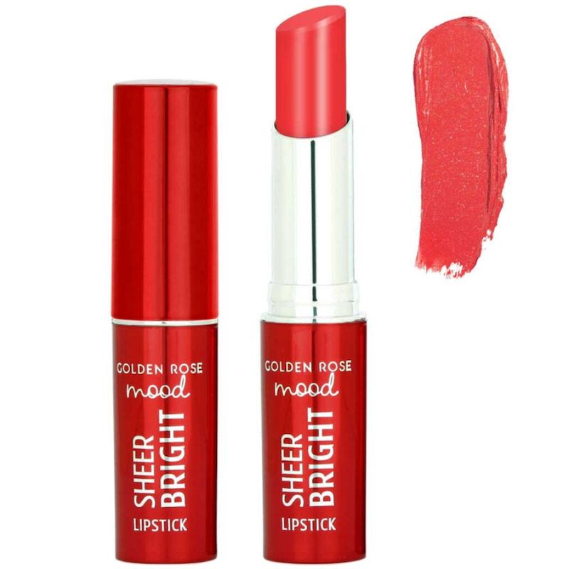 رژ لب جامد گلدن رز Sheer Bright 