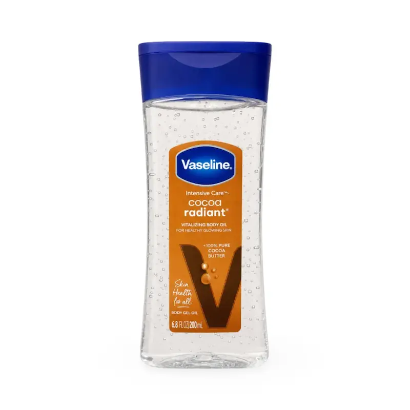 روغن بدن ژلی کاکائو وازلین Vaseline Cocoa Radiant Body Oil 200Ml