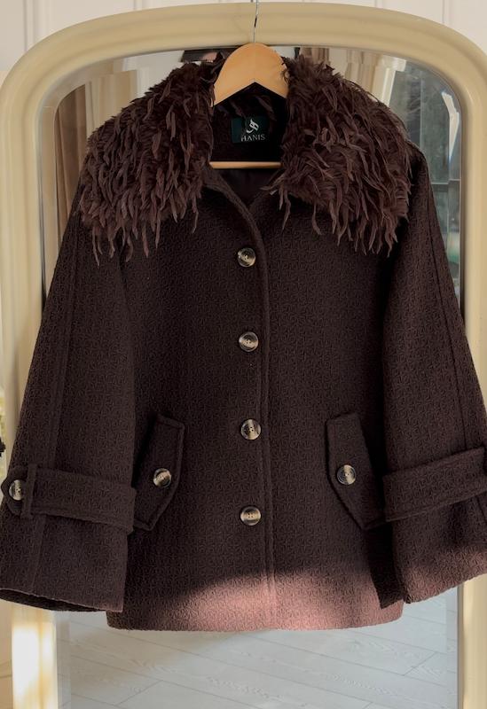 پالتو یقه خز