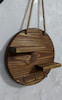 شلف چوبی دایره ای . قطر حدود ۲۷ سانت کد 258