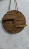 شلف چوبی دایره ای . قطر حدود ۲۷ سانت کد 258