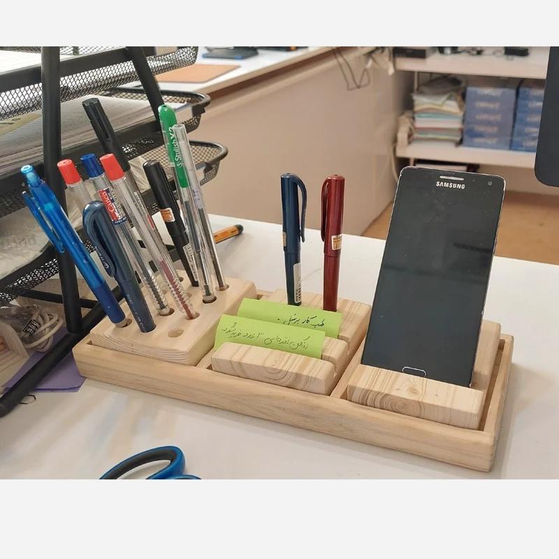 ست اداری چوبی رو میزی مستطیلی - کد 118 - 146