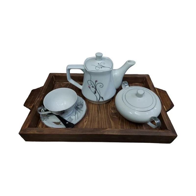 سینی چوبی مستطیلی  - کد 125